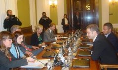 27 September 2013 MP Borislav Stefanovic in meeting with the Swedish Minister for EU Affairs